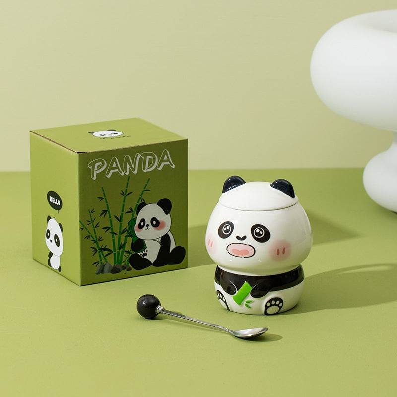 Funny Moody Panda Coffee Mug - Cute Ceramic Tea Cup for Coffee & Tea Lovers - Perfect for Home, Office & Gifts
