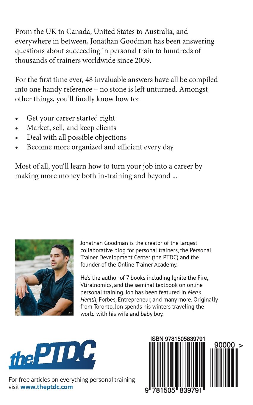 Personal Trainer Pocketbook: Essential Daily Fitness Guide for Workouts, Nutrition & Health Tips | Perfect for Gym, Home & Outdoor Training