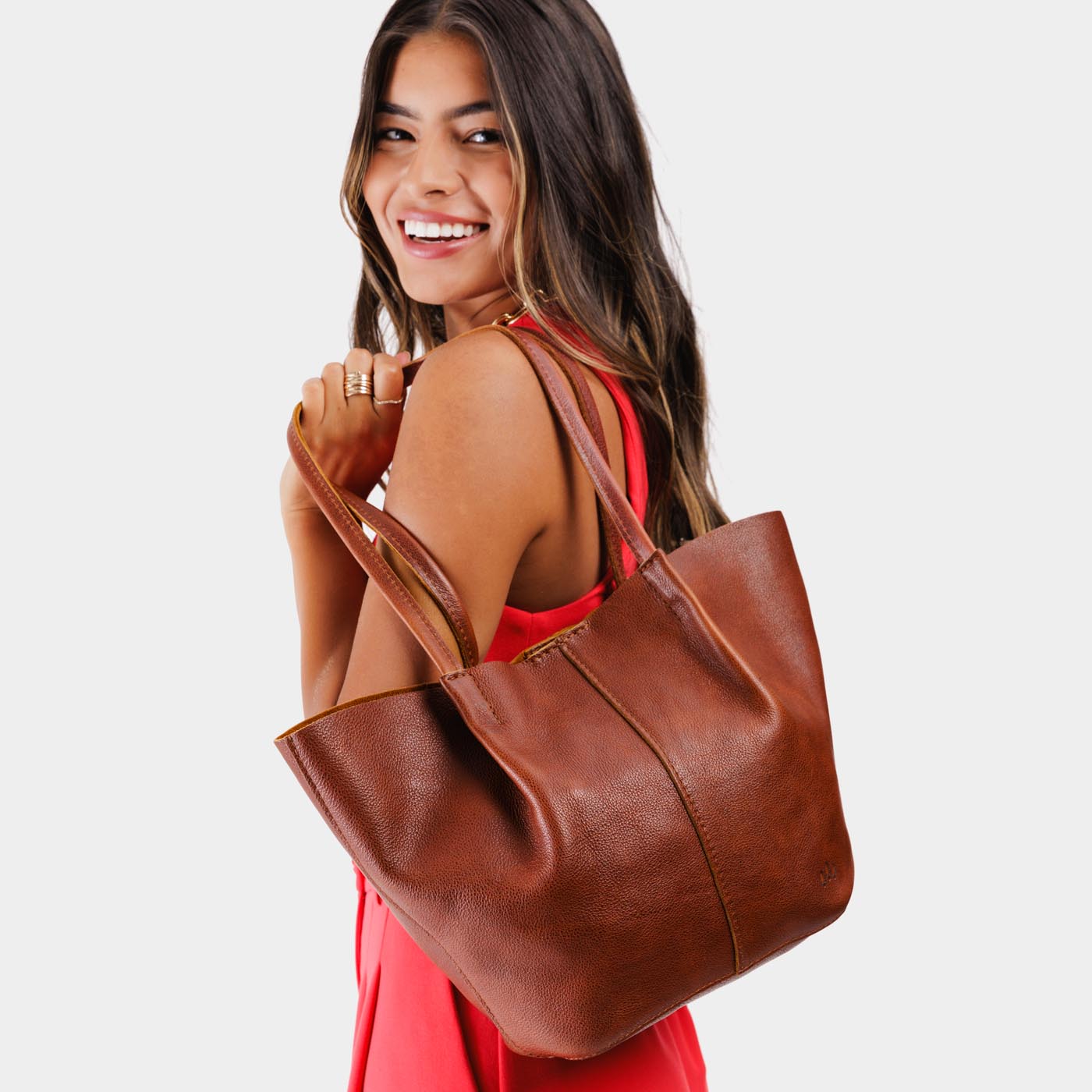 Devan Bucket Tote Bag - Large Waterproof Beach Tote with Zipper Closure - Perfect for Travel, Shopping, and Beach Day Essentials