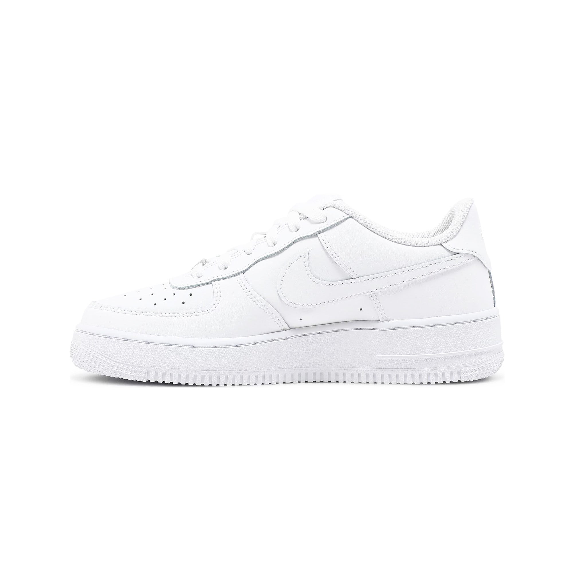 Nike Air Force 1 Low '07 Triple White GS Sneakers - Classic White Basketball Shoes for Women & Girls - Perfect for Casual Wear, Street Style & Everyday Fashion