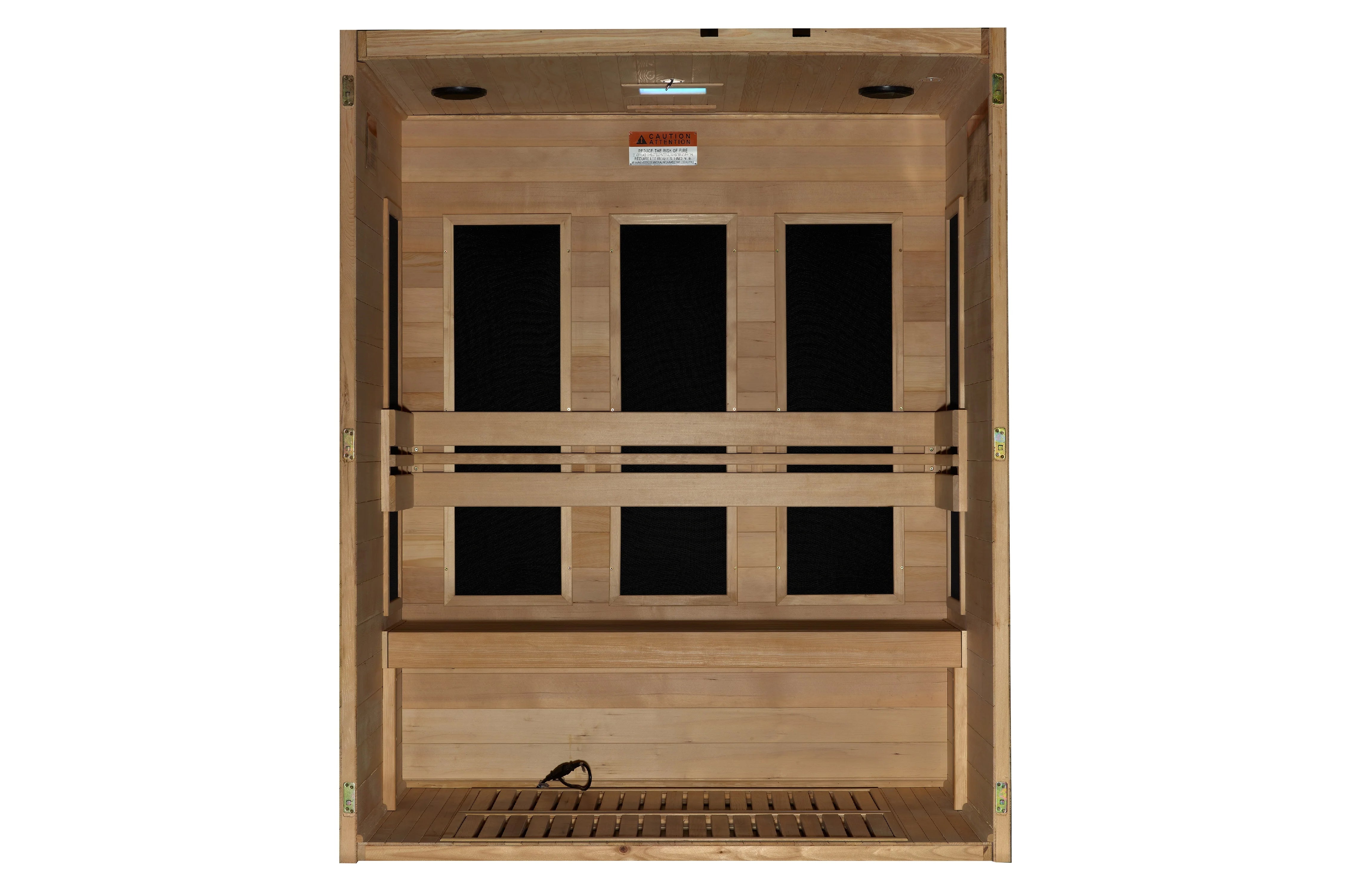 Maxxus S Line 3 Person Ultra Low EMF FAR Infrared Sauna for Home Spa, Detox & Relaxation - Perfect for Wellness Retreats, Home Gyms & Backyard Use (Summer Sale)