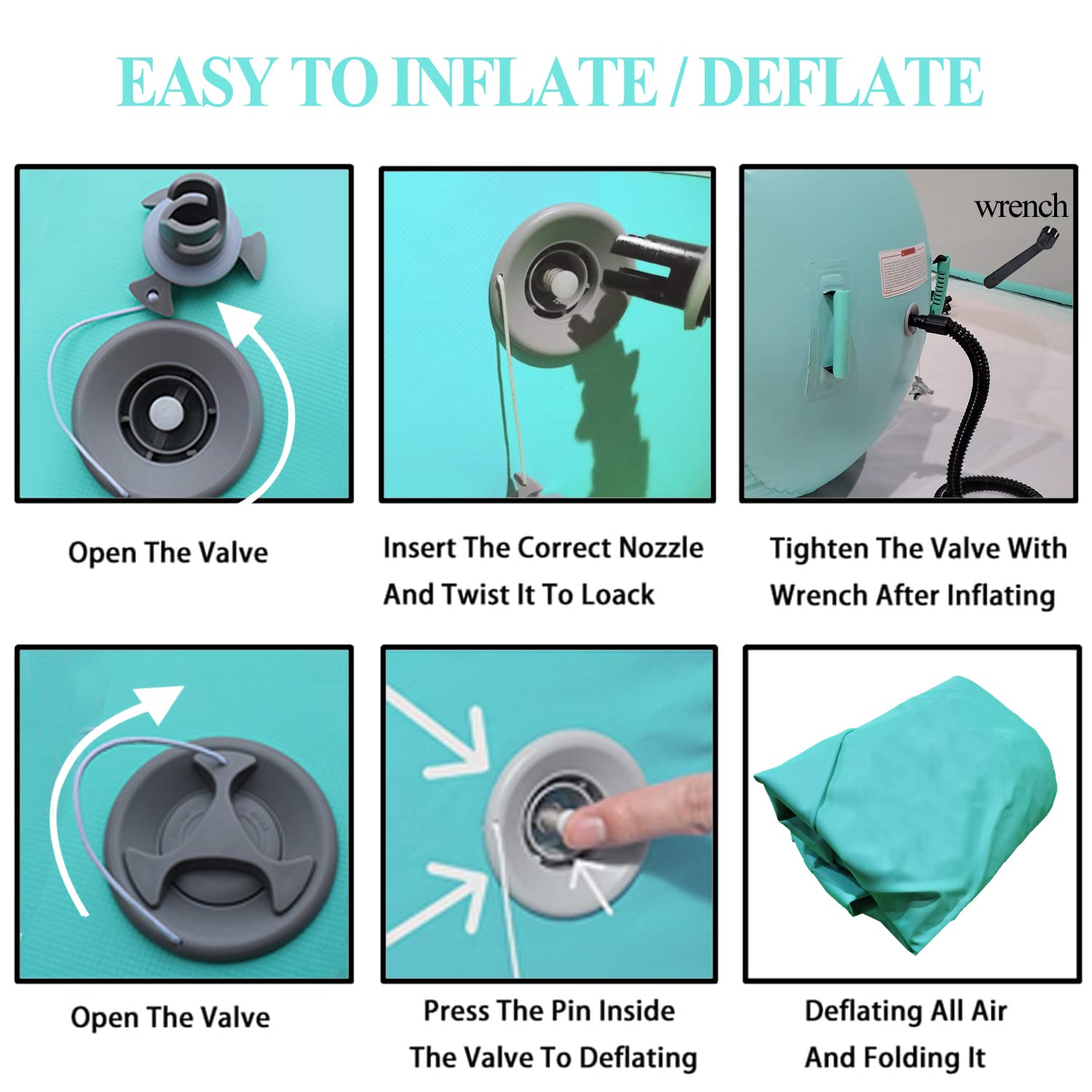 Inflatable Air Tumbling Mat with Electric Pump - Portable Gymnastics Training Mat for Kids, Cheerleading, Yoga & Home Fitness - Perfect for Indoor/Outdoor Practice, Backyard Play & Gym Sessions