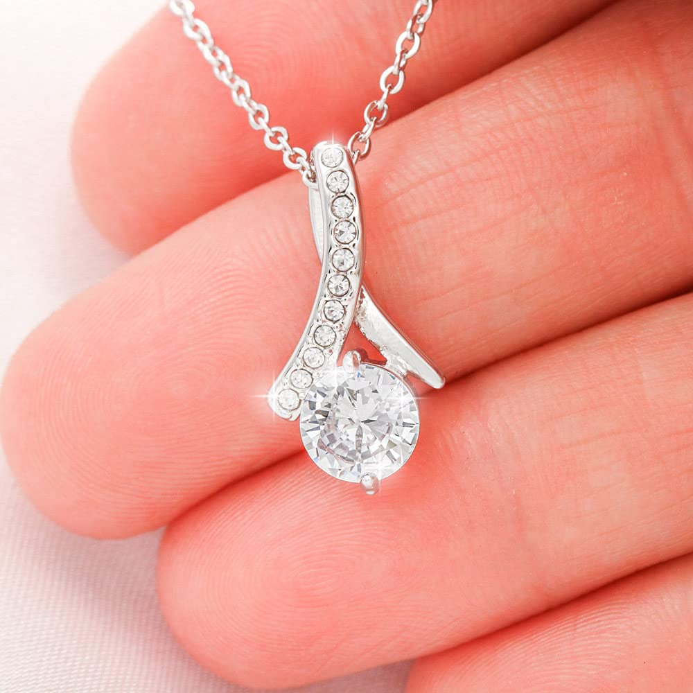 Alluring 'The Day I Met You' Necklace - Romantic Gift for Future Wife, Fiancée & Couples with Message Card & Gift Box | Birthday, Anniversary & Wedding Gift Idea for Her | Perfect for Proposals, Date Nights & Special Occasions