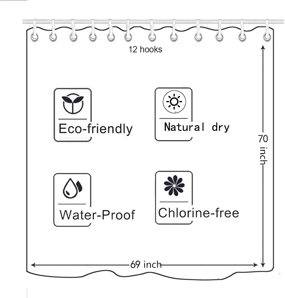 Autumn Maple Leaves Shower Curtain - Fall Forest Bathroom Decor for Nature Lovers