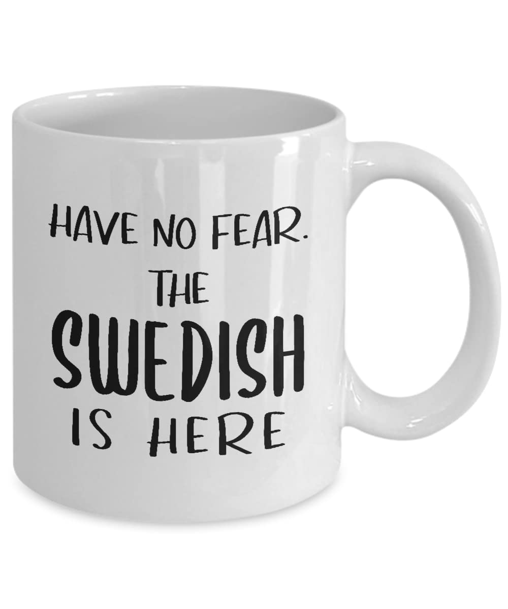 11oz Swedish Coffee Mug & Tea Cup - Sweden Pride National Heritage Gift - Funny Cute Novelty Gag Gift for Coffee Lovers - Perfect for Home, Office & Swedish-Themed Parties