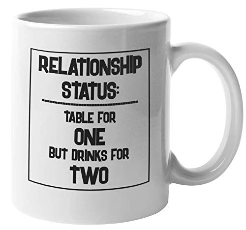 Funny Single Life Coffee Mug - 11oz Humorous Gift for Solo Men & Women, Bachelors, Bachelorettes, Single Moms - Perfect for Tea & Coffee Lovers - Great for Home, Office or Gift Giving