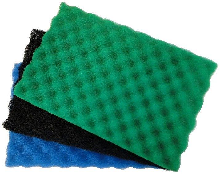 25 x 18 Inch Replacement Filter Foam Pads for Garden Fish Pond - 3 Pack - Ideal for Koi Ponds, Water Features & Outdoor Aquariums