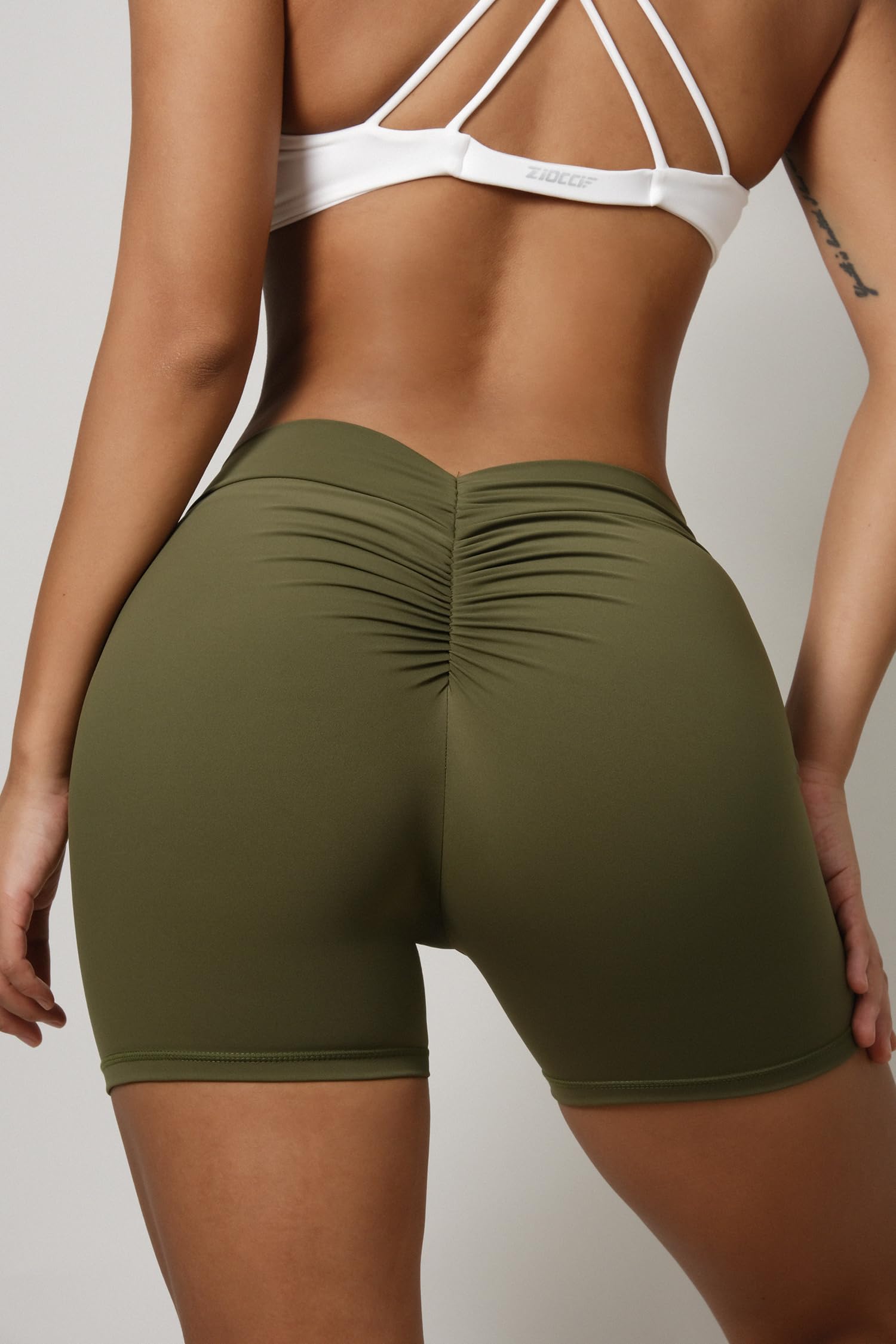 Women's V-Back Scrunch Butt Lifting Shorts - High Waist Workout Gym Yoga Running Fitness Shorts for Active Exercise | Perfect for Yoga, Running, Gym & Lounge Wear