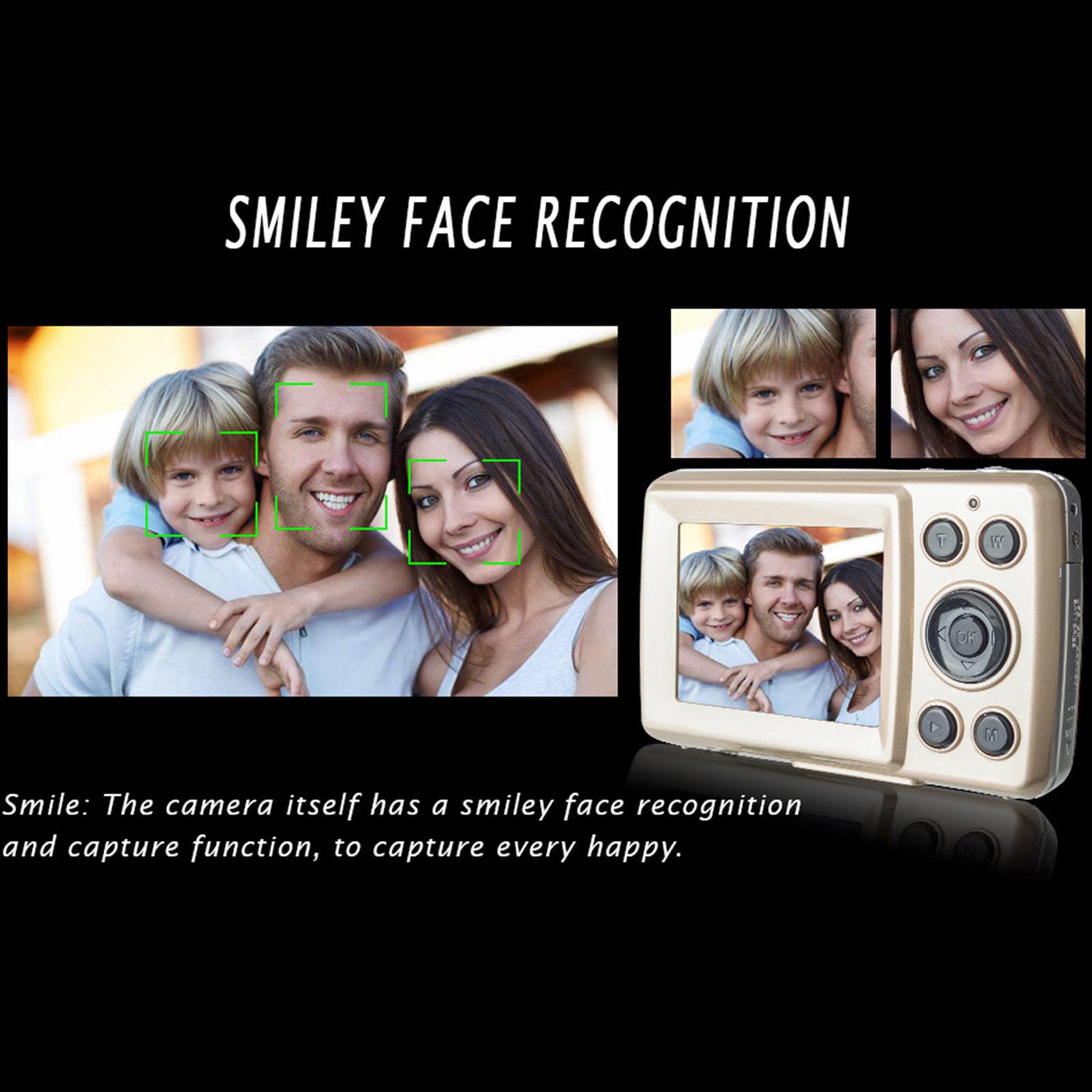 Mini Vlogging Camera with Anti-Shake - 2.4