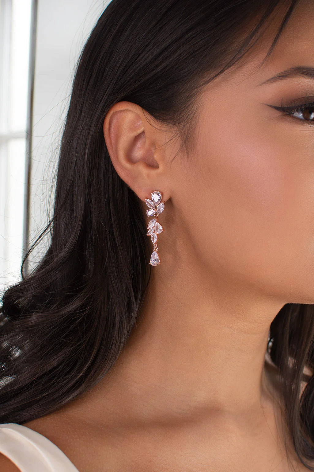 Claire Drop Earrings for Women - Elegant Dangle Earrings for Party, Wedding & Everyday Wear | Hypoallergenic & Lightweight Fashion Jewelry