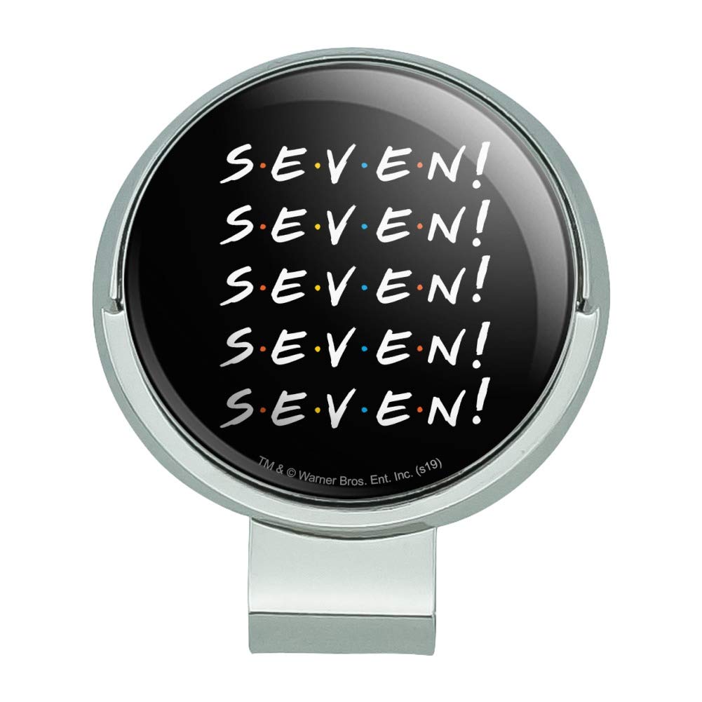 Friends TV Show Themed Magnetic Golf Hat Clip with Ball Marker - Perfect for Golf Enthusiasts & Fans of the Show - Ideal for Golf Courses, Tournaments & Casual Play