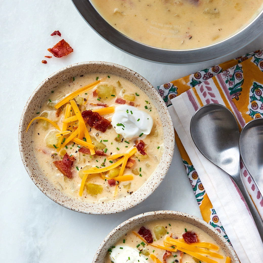 Creamy Loaded Baked Potato Soup Mix - Easy Homemade Instant Soup Powder for Quick Meals (Perfect for Camping, Office Lunch & Cozy Winter Nights)