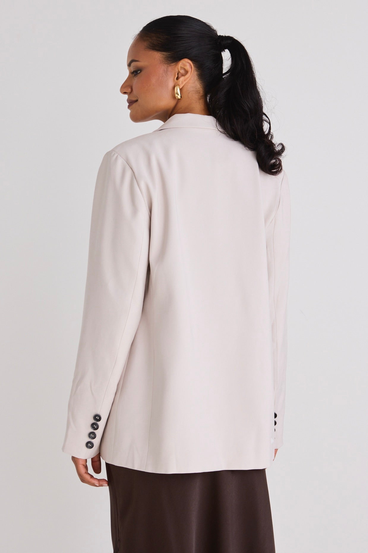 Effortless Bone Soft Touch Blazer for Women - Lightweight Comfortable Office Wear & Business Casual Outfit - Perfect for Work, Meetings, and Professional Events