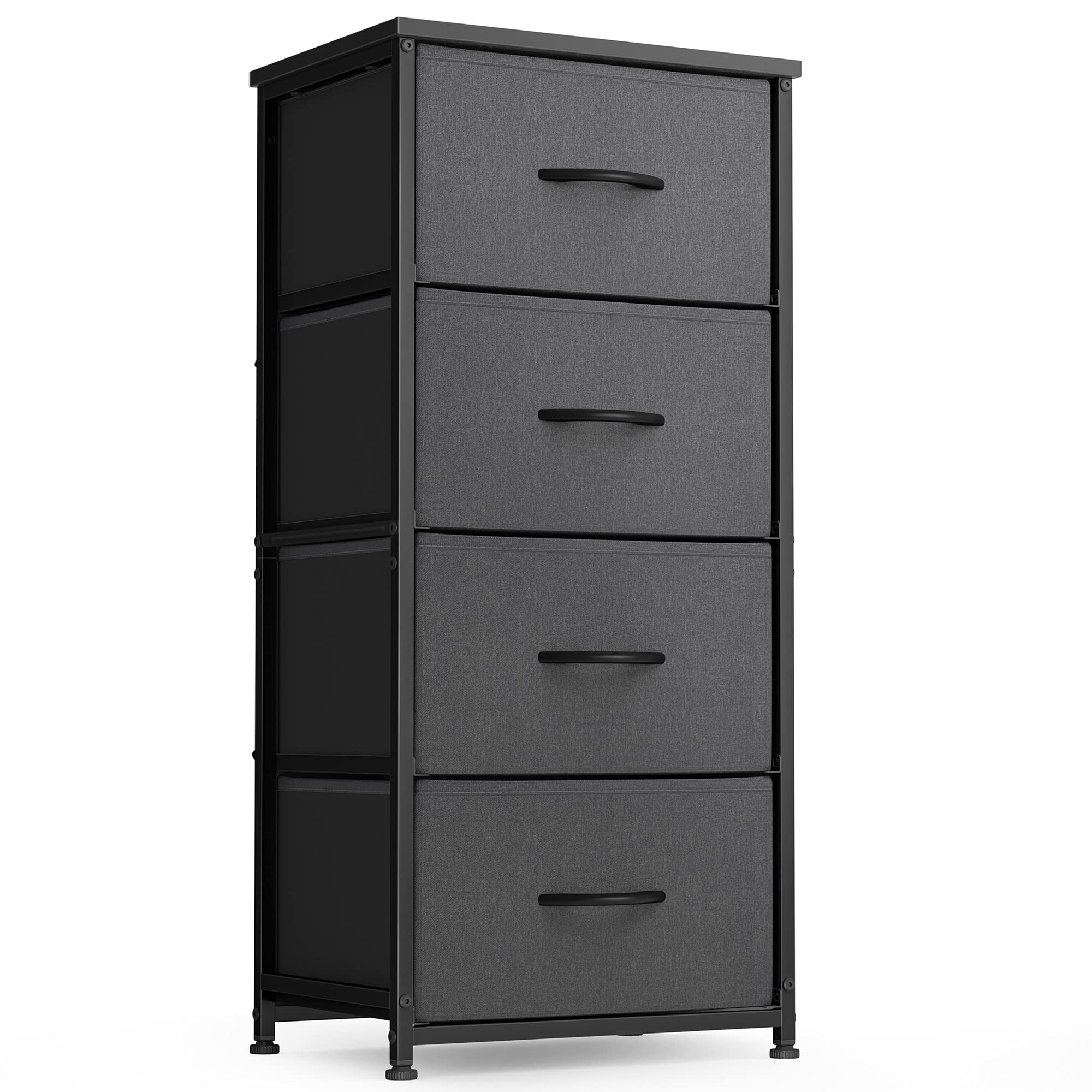 FEZIBO 4-Drawer Fabric Dresser - Bedroom Closet Storage Organizer for Home