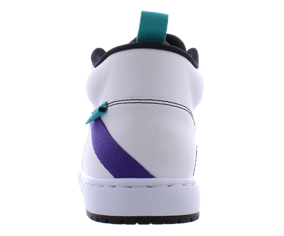 Men's Fadeaway Leather High-Top Basketball Shoes - Premium Performance Sneakers for Court Play & Street Style | Ideal for Basketball Games, Training & Casual Wear