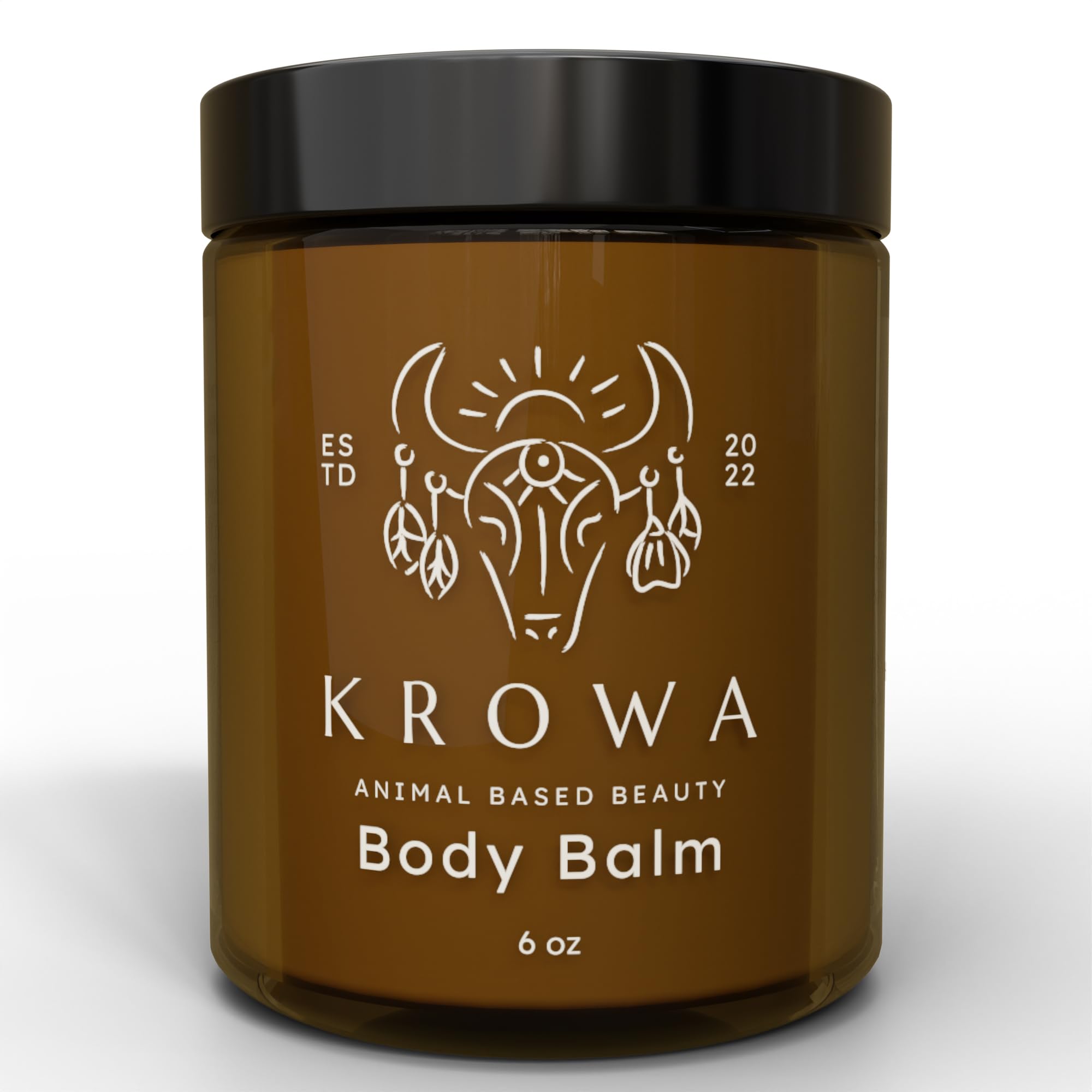 All-Natural Grass-Fed Beef Tallow Body Balm with Essential Oils | 6oz Moisturizer for Dry, Sensitive Skin | Phthalate-Free, Preservative-Free Skincare | Perfect for Eczema, Psoriasis & Daily Hydration
