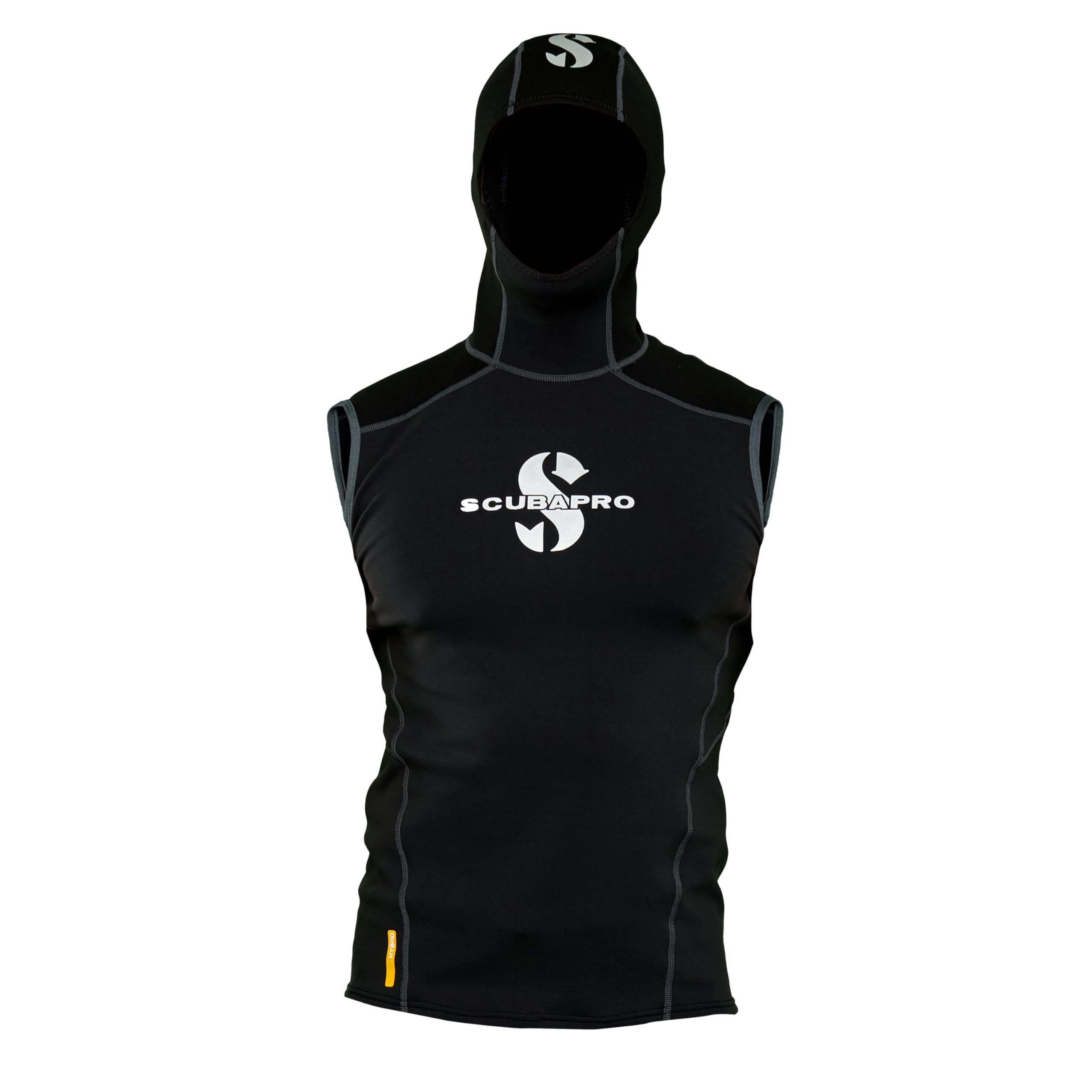 Scubapro Men's Hybrid Hooded Vest - 3mm Neoprene Scuba Diving Wetsuit Top for Warm Water Snorkeling & Spearfishing | Lightweight & Quick-Dry Design for Comfortable Underwater Adventures
