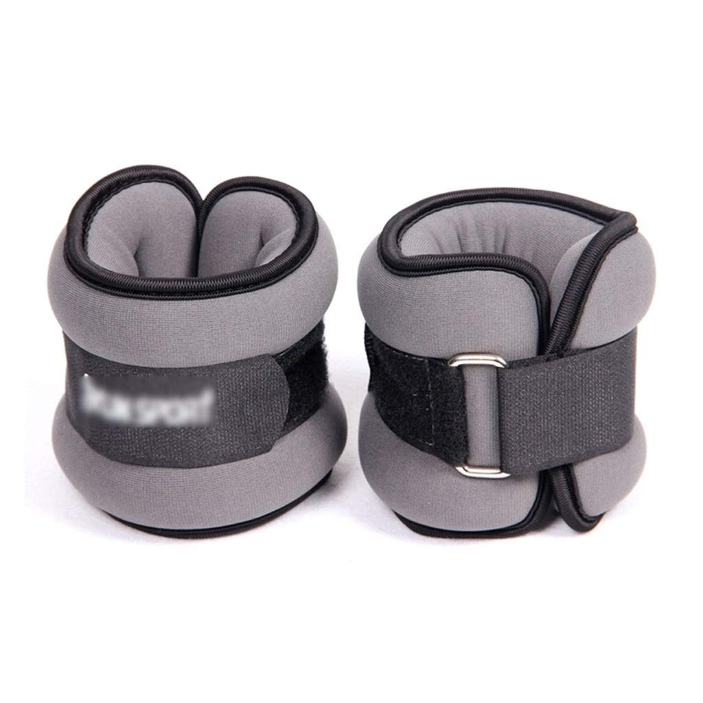 **Ankle Weights 3kg x 2 - Adjustable Leg & Arm Weight Straps for Strength Training, Fitness, Walking, Jogging, Gym Workouts - Perfect for Home Exercise, Running & Toning (Gray)**