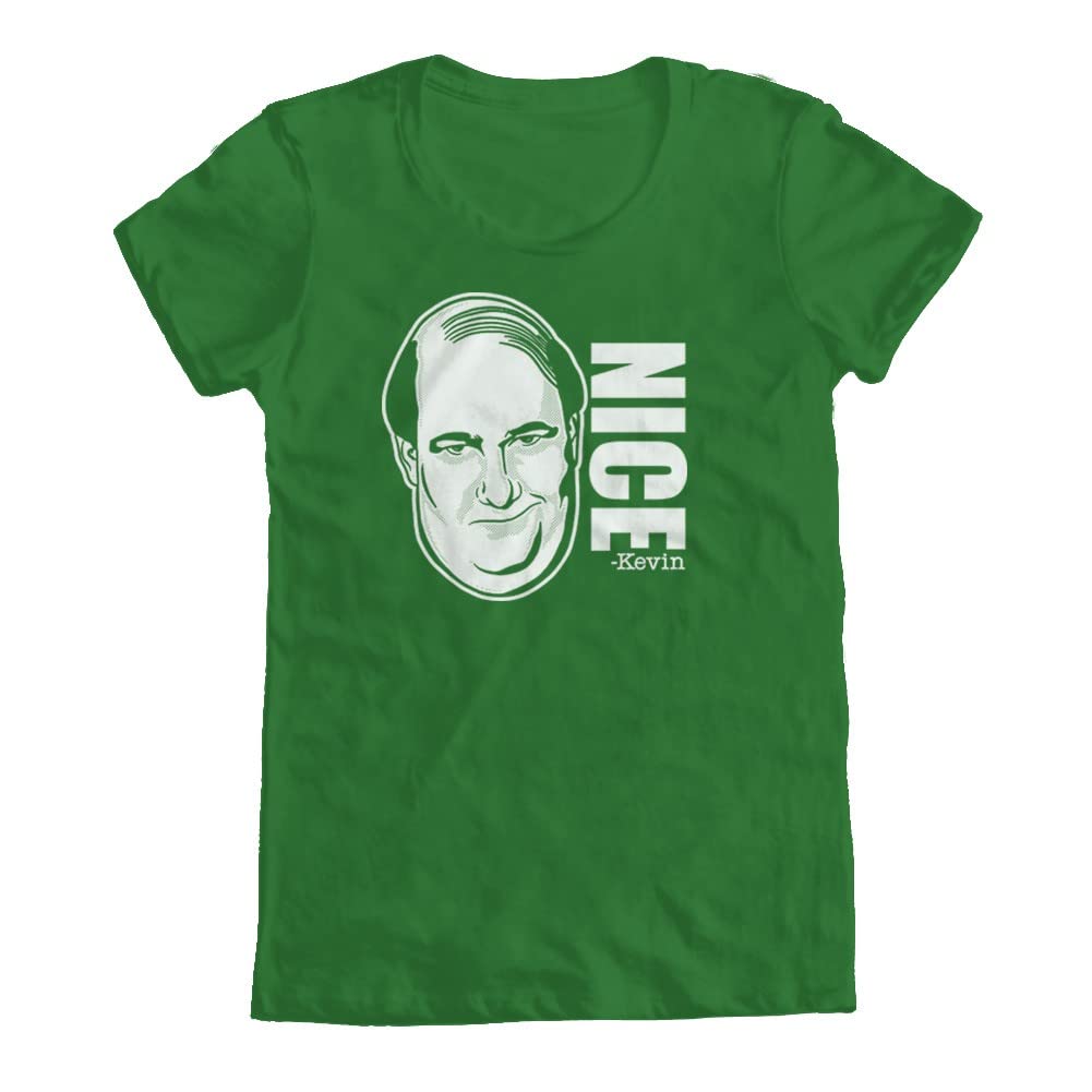 GEEK TEEZ Office Kevin Funny Women's T-Shirt - Comfortable Cotton Tee for Work, Casual Wear & Gift Giving