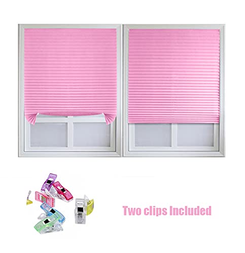 Black Pleated Paper Window Shades 90x180cm (35