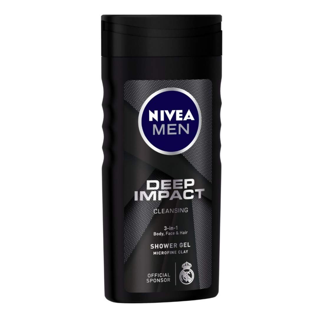 NIVEA Men's Deep Impact Freshness Deodorant 150ml & Deep Impact Cleansing Body Wash 250ml - Long Lasting Protection & Refreshing Shower Gel for Active Men - Gym, Workout & Daily Use