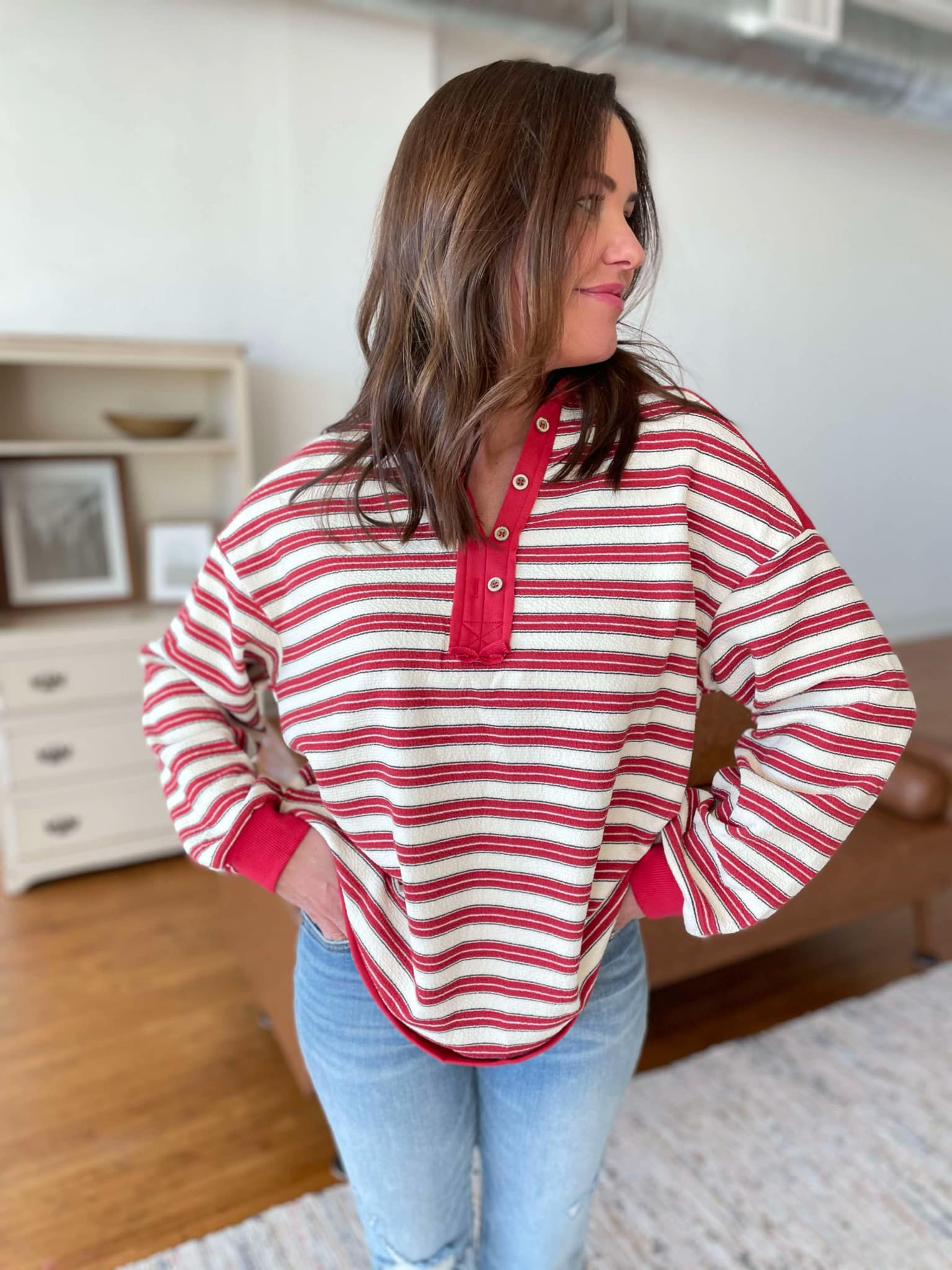 PREORDER: Beyond the Sea Striped Top - 3 Color Options for Women | Casual & Beachwear Fashion | Perfect for Summer Outfits & Vacations