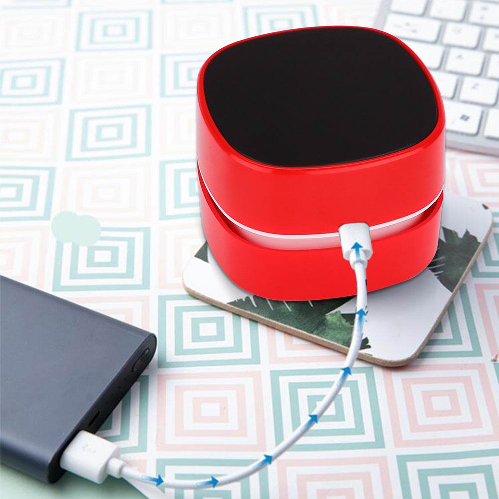 Portable Mini Vacuum Cleaner Cordless USB Rechargeable - Handheld Dust Buster for Car, Home, Office & Pet Hair Cleaning