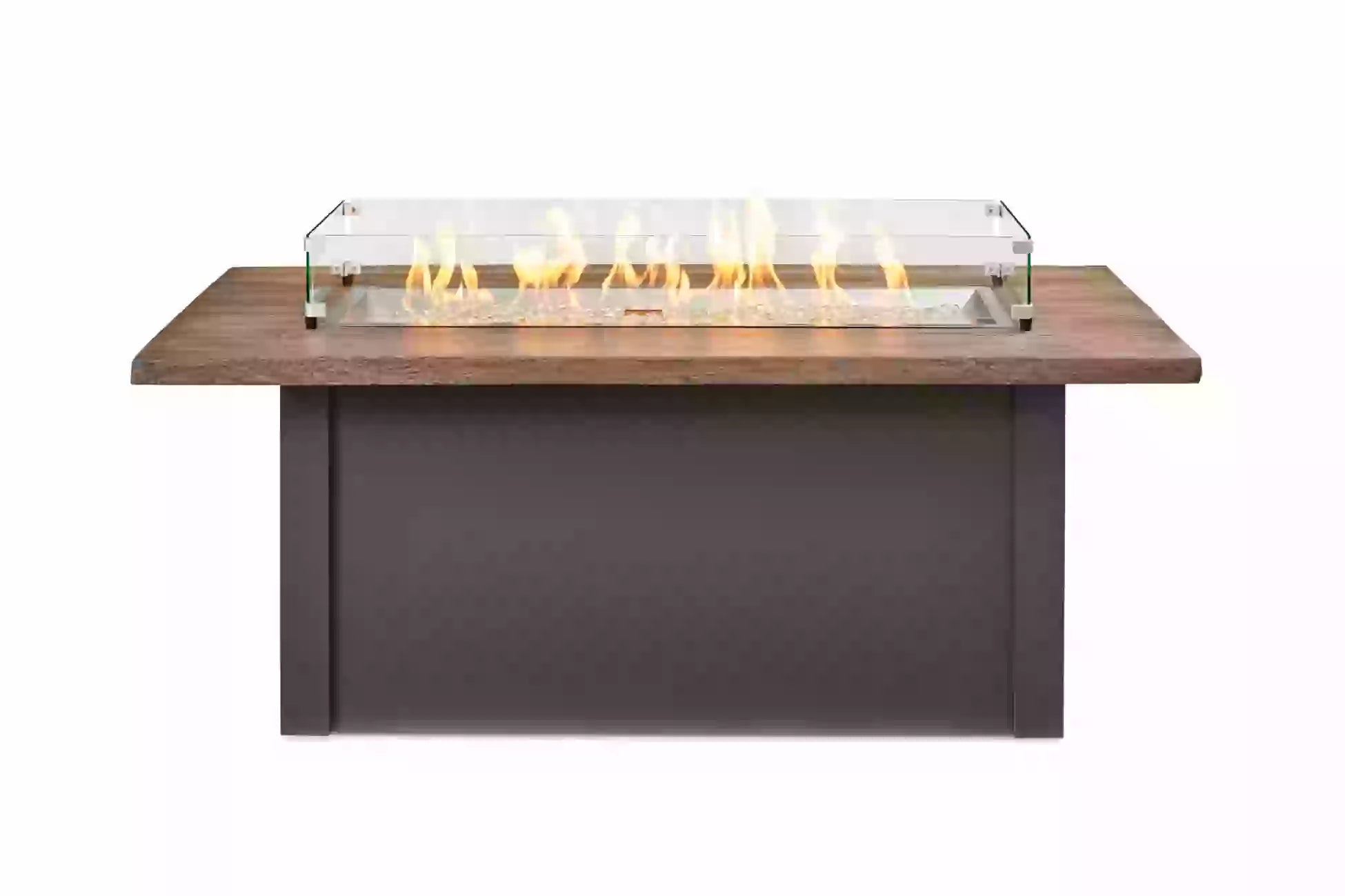 Havenwood Linear Gas Fire Pit Table - Outdoor Patio Heater with Modern Design for Backyard, Deck, and Garden - Perfect for Entertaining and Relaxing