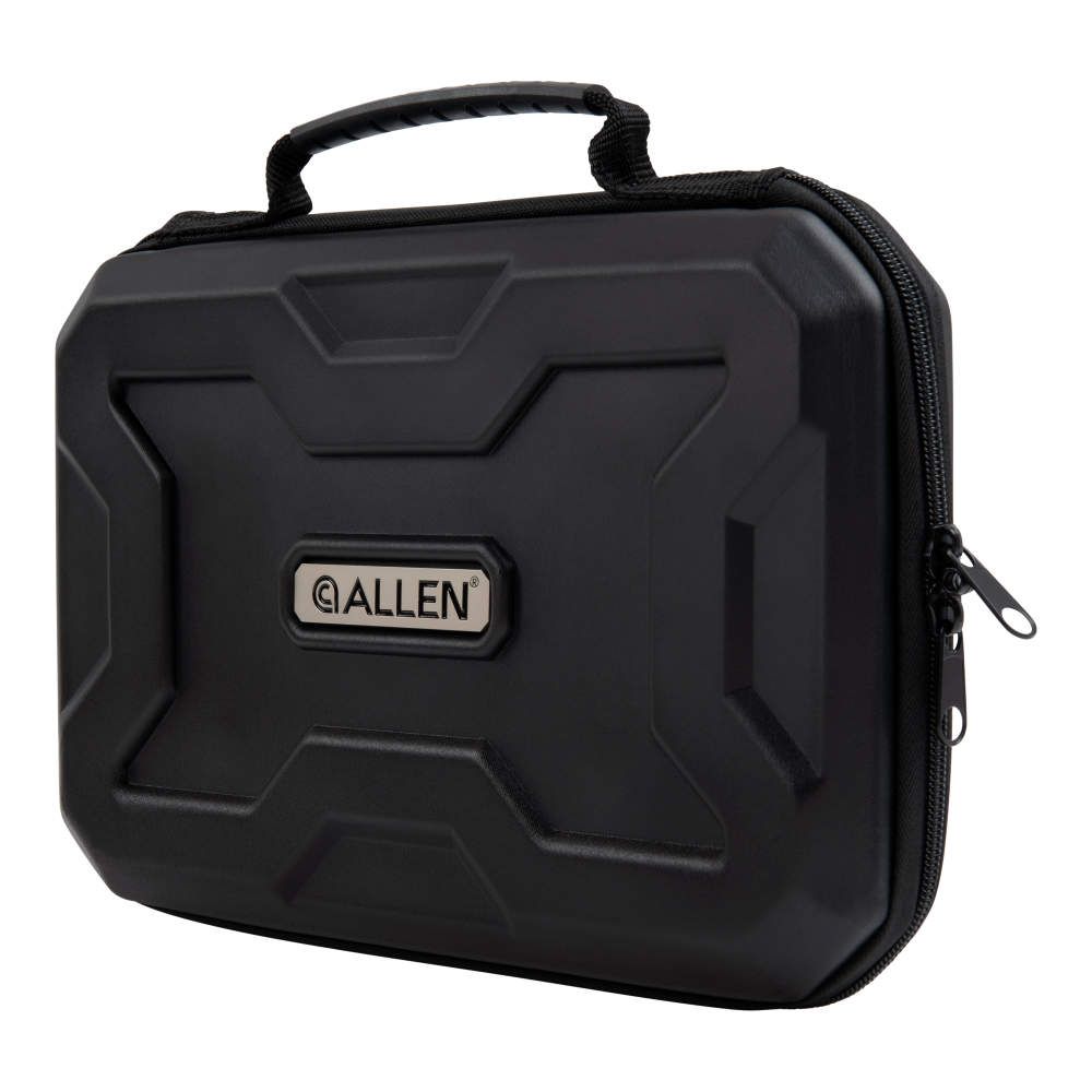 Allen 82 12 EXO Molded Handgun Case Black - Secure Pistol Storage for Travel & Range Use - Durable Firearm Protection Case