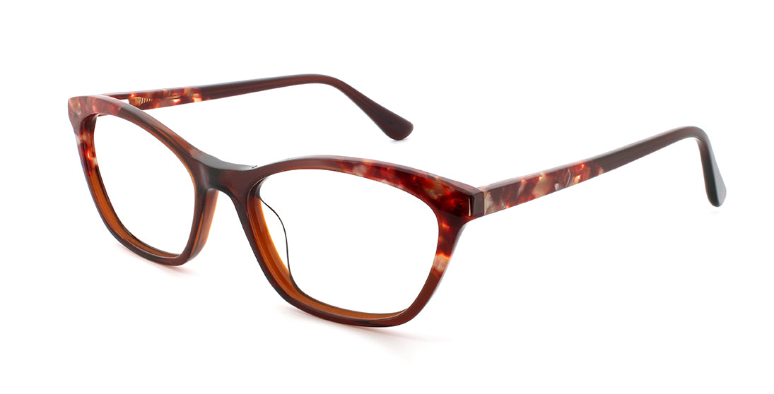 Stylish Marble Cat Eye Reading Glasses AT 36438 - Trendy Blue Light Blocking Readers for Women, Perfect for Reading & Computer Use