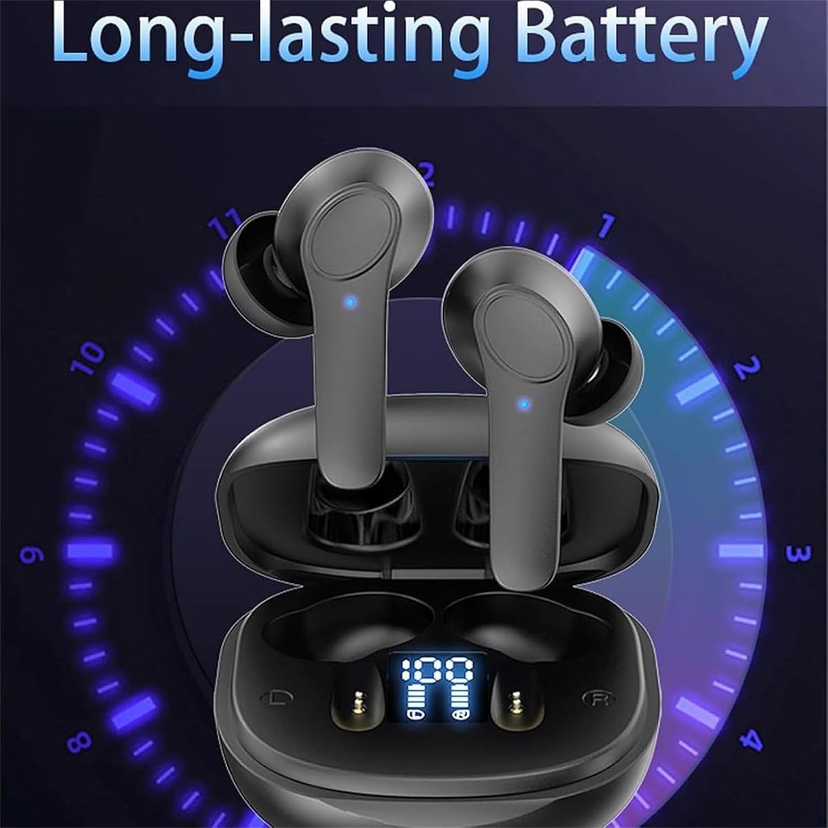 Echowave B11 Translator Earbuds - 144 Language Real-Time Translation Device, No WiFi Needed, 3 Modes for Travel, Business & Learning | Portable Voice Translator for International Communication