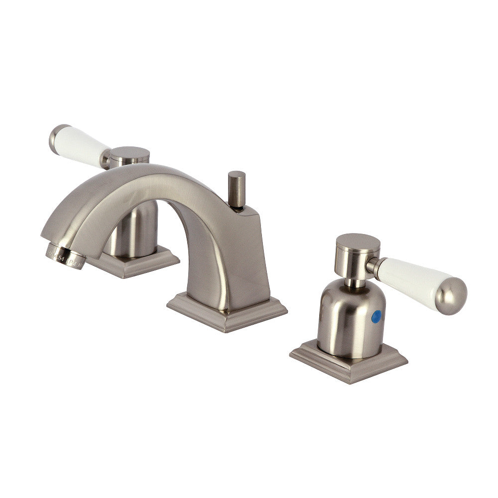 Kingston Brass FSC4685DPL Paris Widespread Bathroom Faucet with Pop-Up Drain - Elegant 8