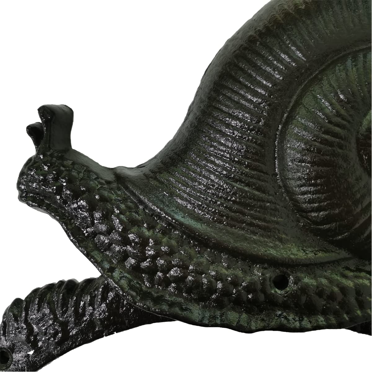 Heavy Duty Cast Iron Garden Hose Holder - Wall Mounted Hose Hanger for 50FT 75FT 100FT Water Pipe Storage | Durable Outdoor Yard Hose Organizer with Snail Design | Perfect for Garden, Lawn, and Patio Watering Systems