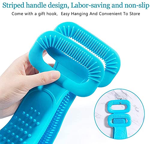 GEUNPA Exfoliating Body Scrubber Belt for Women & Men - Dead Skin Remover, Bath & Shower Scrubber for Smooth Skin - Perfect for Spa, Home Use & Gift