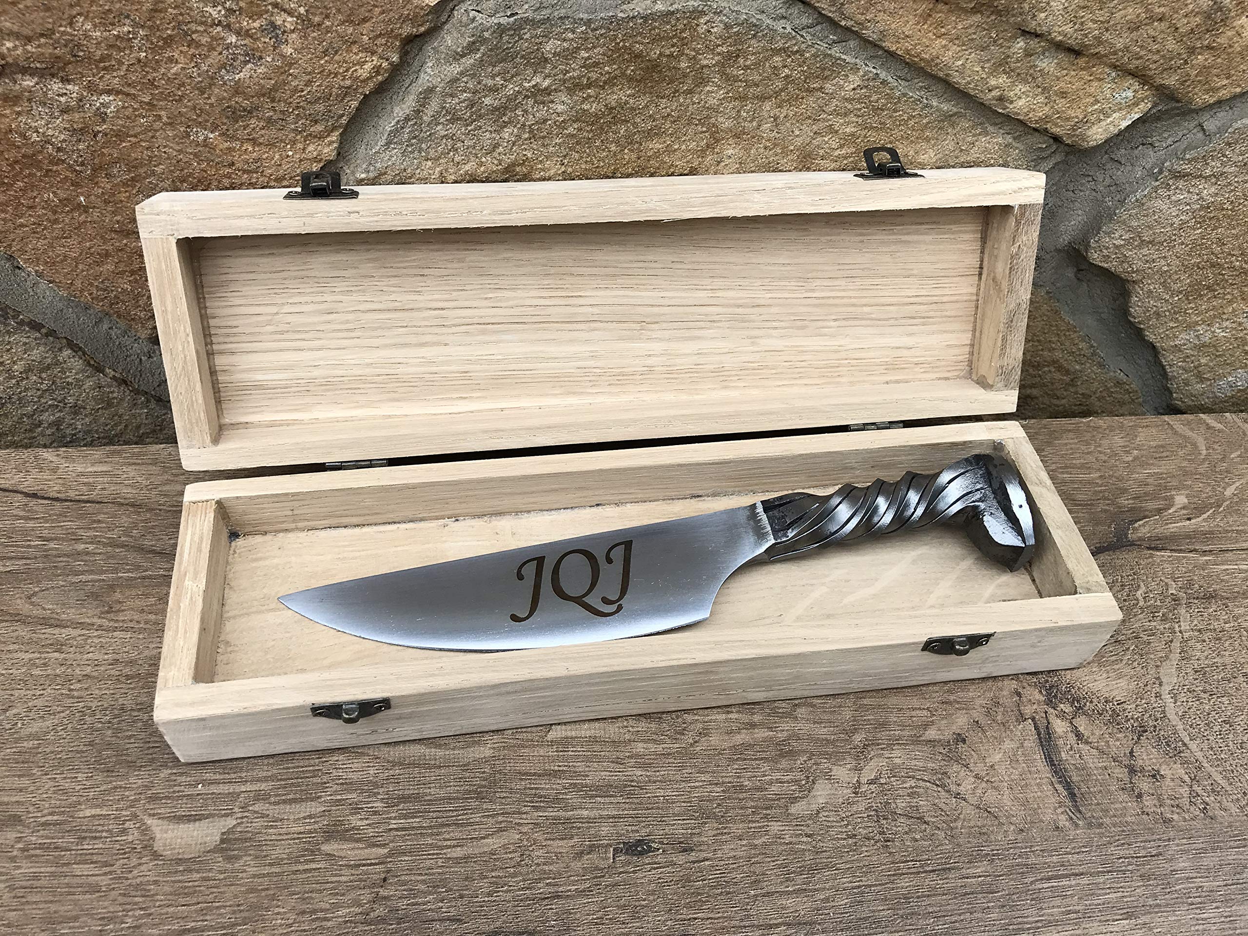 Viking Knife - Handcrafted Iron & Steel Gift for Men - Perfect 6th & 11th Anniversary Present - Outdoor Camping, Survival Tool & Collector's Item
