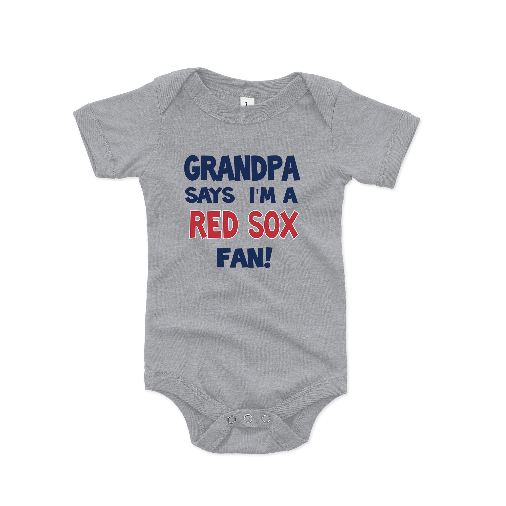 Red Sox Fan Baby Bodysuit - Baseball Outfit for Newborns