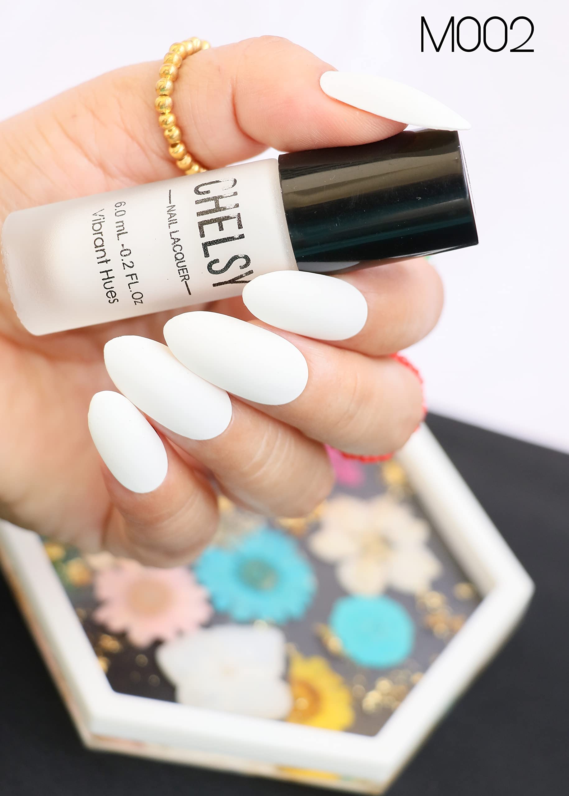 Chelsy Glossy & Matte Nail Polish Set - 6 Colors (6ml Each) | Long-Lasting Vegan Nail Enamel for Manicure & Pedicure | Perfect for Parties, Weddings & Daily Wear