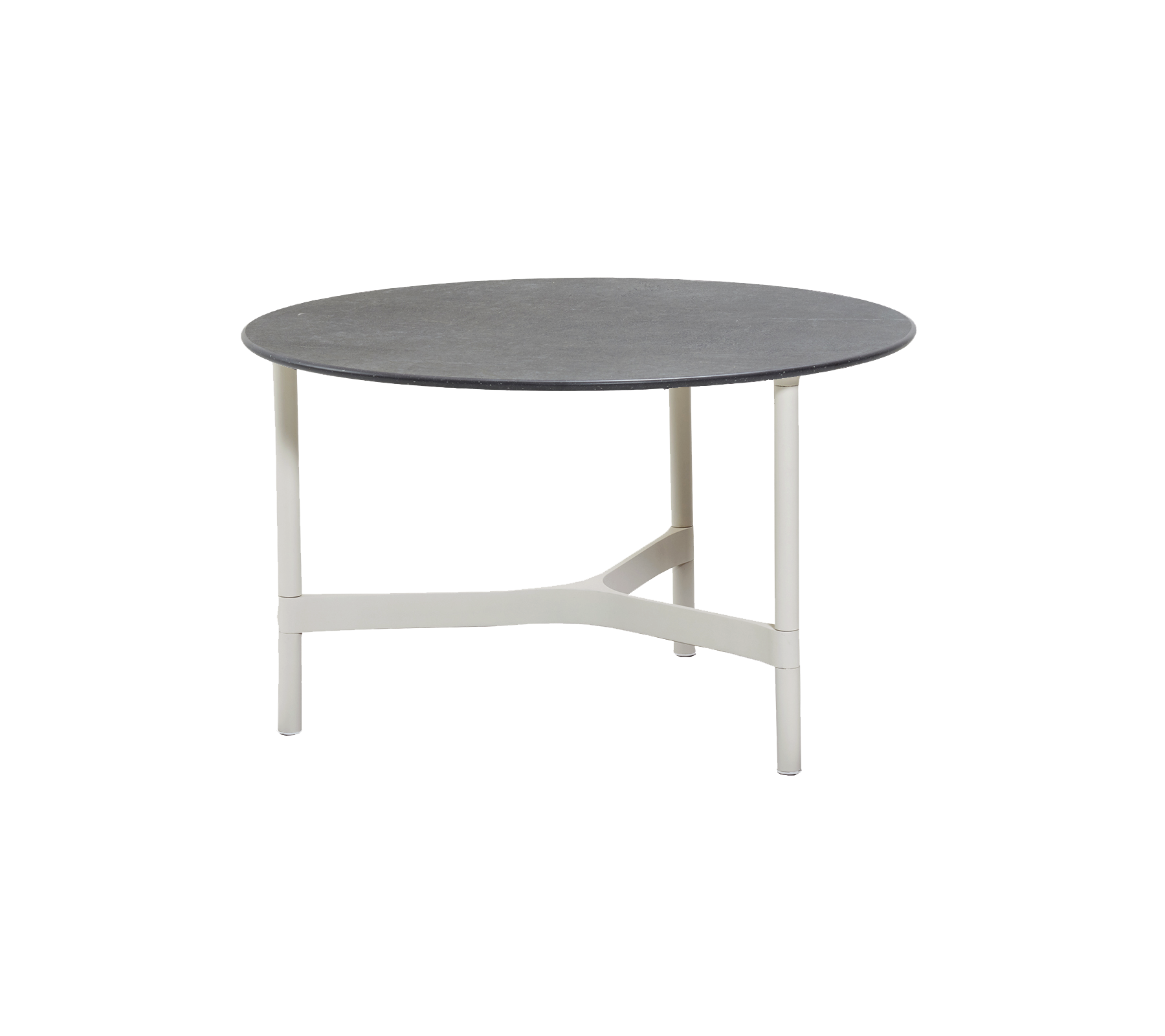 Modern Twist Coffee Table - Medium Size Round End Table for Living Room, Bedroom & Office - Stylish & Functional Home Decor Furniture