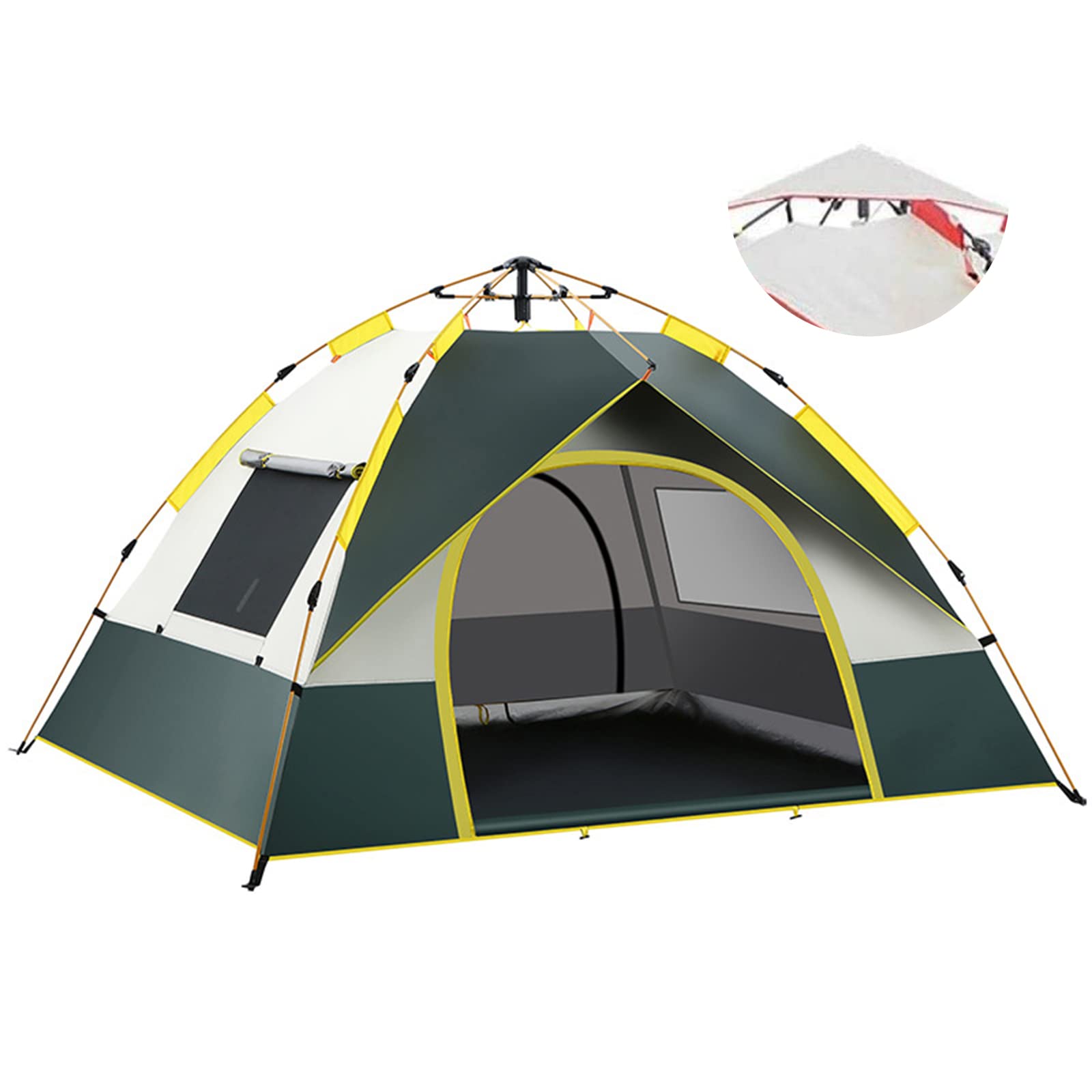 2-4 Person Pop Up Beach Tent for Camping & Holidays - UV Protection, Waterproof, Windproof 4 Season Family Tent with Carry Bag | Perfect for Beach Trips, Picnics, Backpacking & Outdoor Adventures