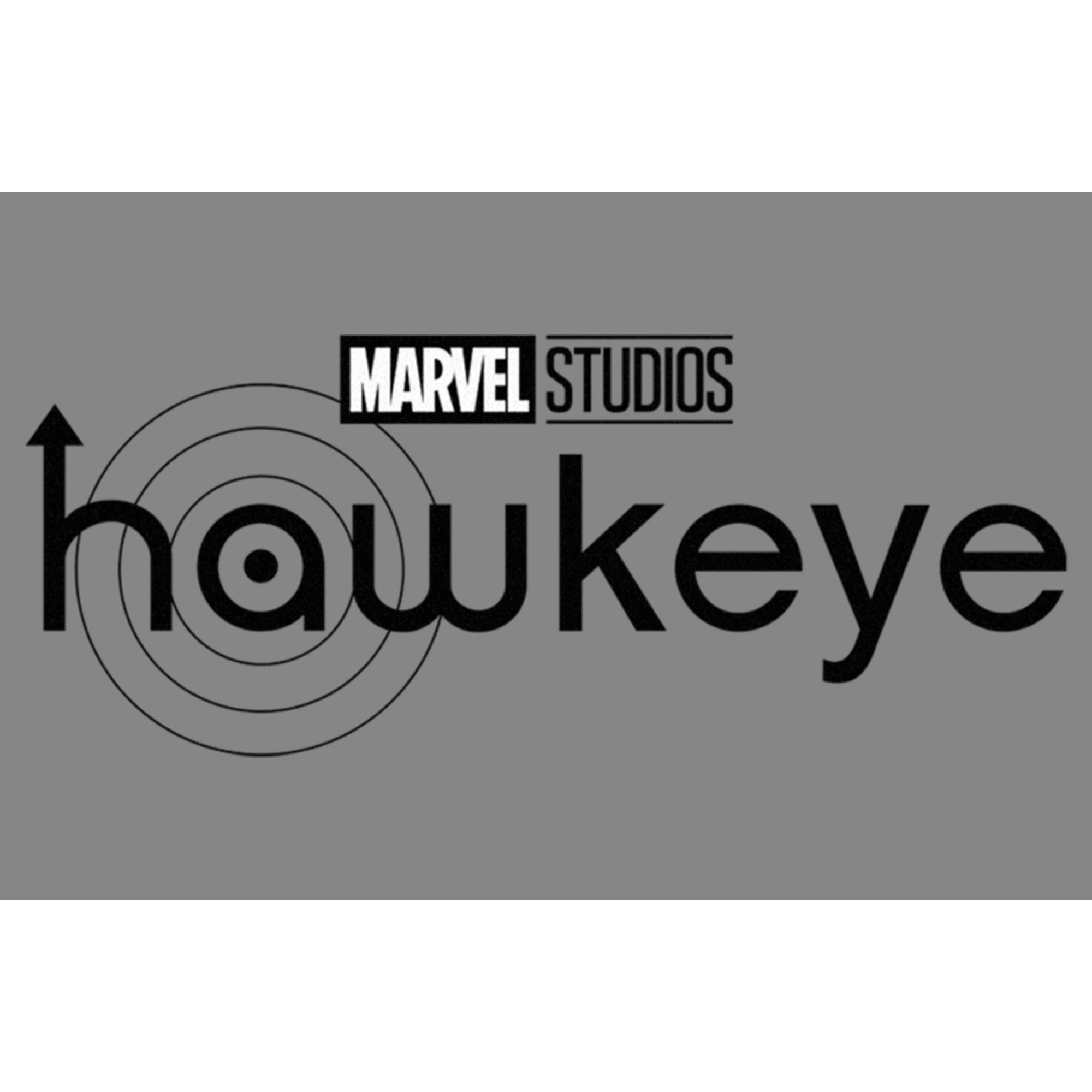 Marvel Kids' Hawkeye Black Logo T-Shirt | Superhero Graphic Tee for Boys & Girls | Soft Cotton Casual Shirt for Playdates, Cosplay & Everyday Wear