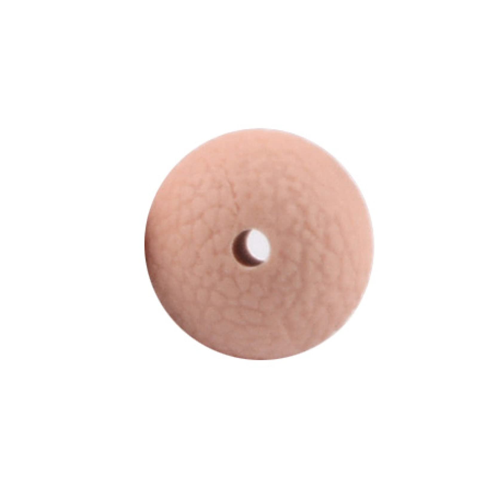 30pcs 15mm Silicone Leather Look Grinding Beads for Keychain Making - DIY Jewelry Craft Supplies - Perfect for Bracelets, Necklaces & Gift Accessories