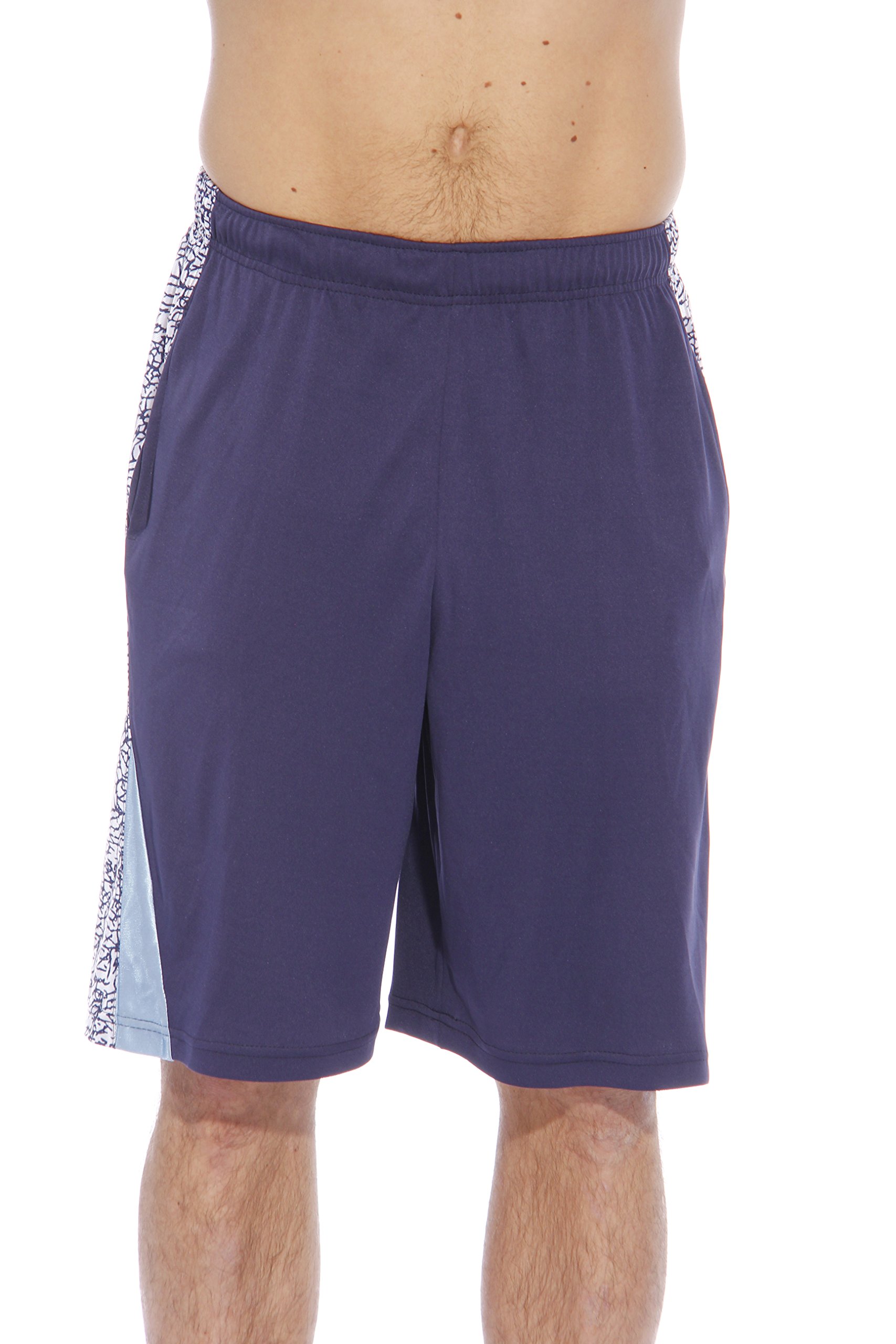 At The Buzzer Men's Athletic Basketball Shorts - Breathable Performance Gym Shorts for Training & Games | Perfect for Basketball, Running & Workouts
