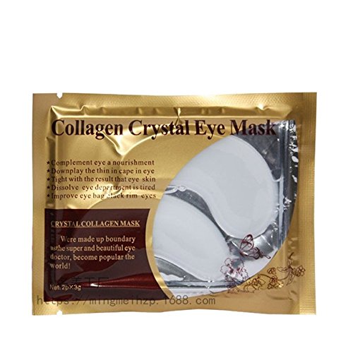 Premium Collagen Eye Mask for Anti-Wrinkle & Dark Circle Treatment - Hydrating Moisturizing Eye Patches for Skin Care - Crystal Eye Mask CL1 - Perfect for Night Routine & Travel Skincare
