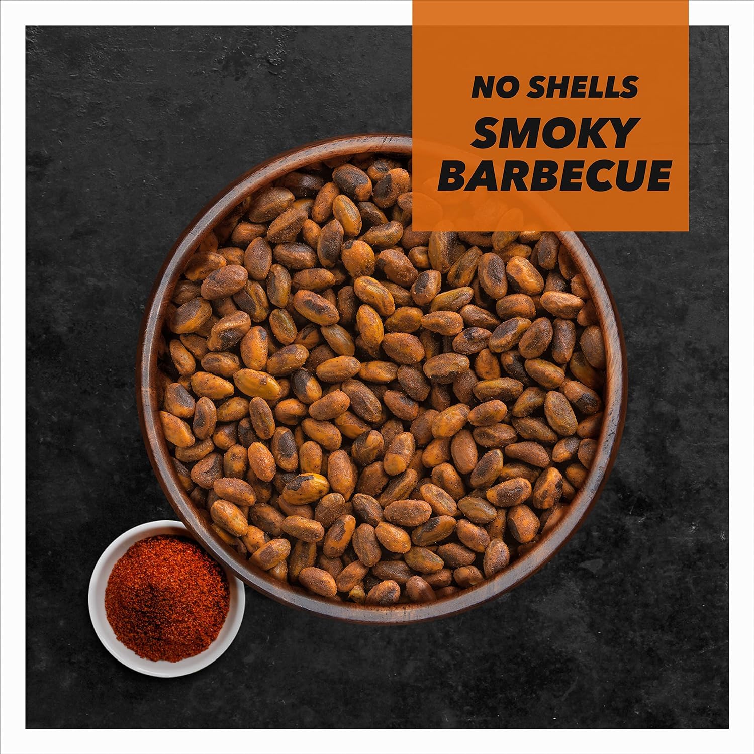 Wonderful Pistachios No Shells, Smoky Barbecue Flavored Nuts - 5.5oz Resealable Bag | High Protein Snack, Gluten Free, Healthy Snacks for Work, Travel & Outdoor Activities
