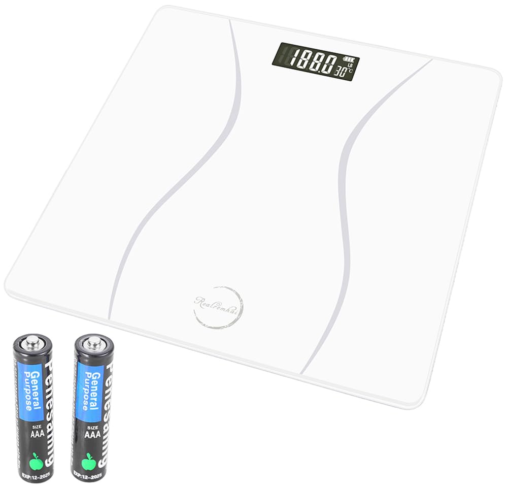 **Digital Bathroom Scale for Body Weight & BMI - Accurate Weight Loss Tracking for Home & Gym Use**