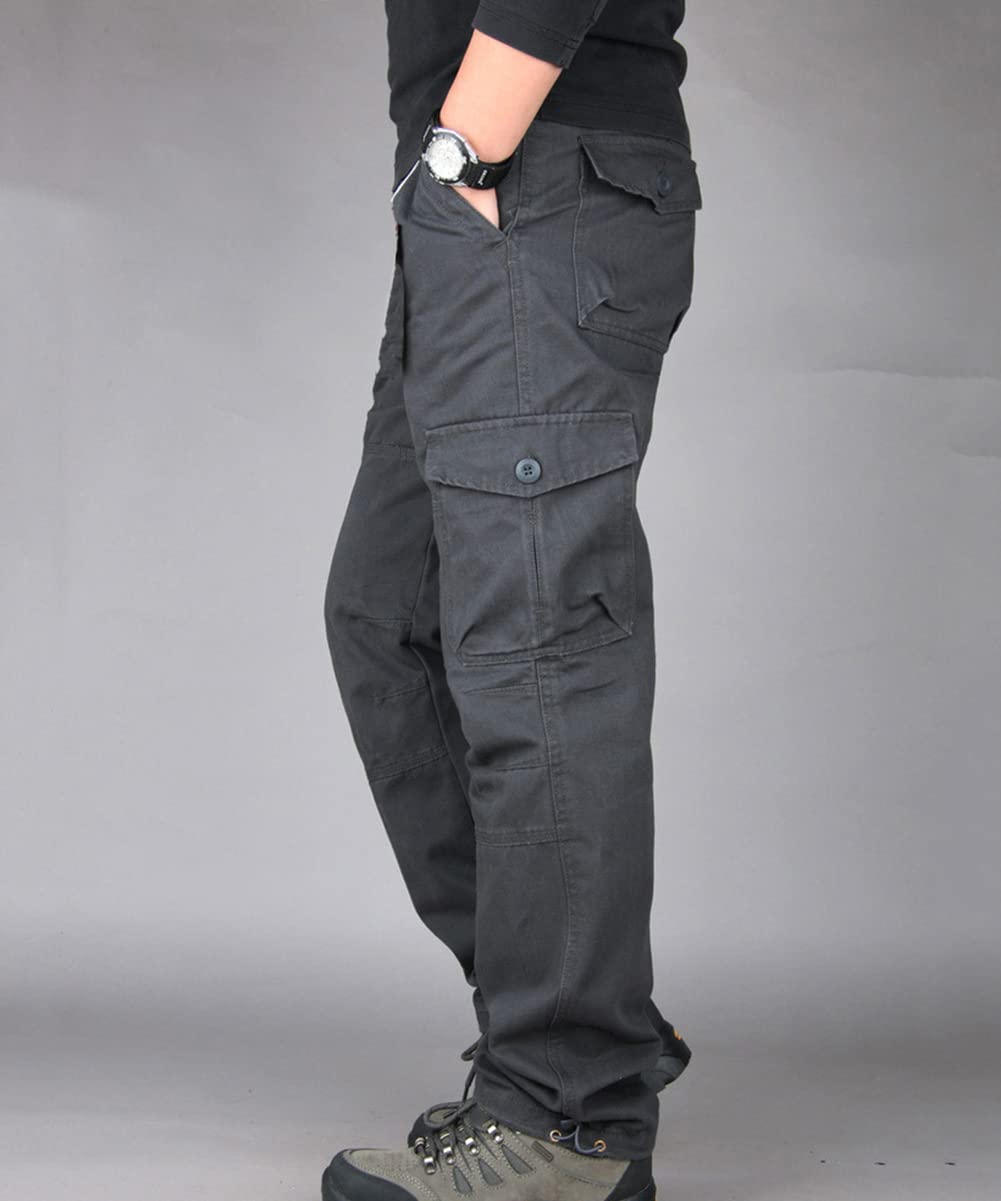 Men's Tactical Cargo Pants - Ripstop Outdoor Work Pants with Multiple Pockets | Durable & Comfortable for Hiking, Camping & Everyday Wear