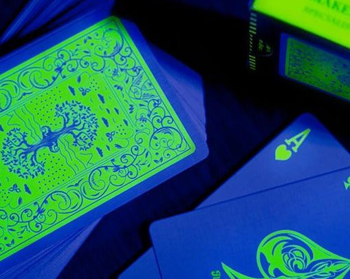 Glow in The Dark Playing Cards - Neon Edition for Poker, Magic Tricks & Nighttime Games | High-Visibility Deck for Ultimate Fun