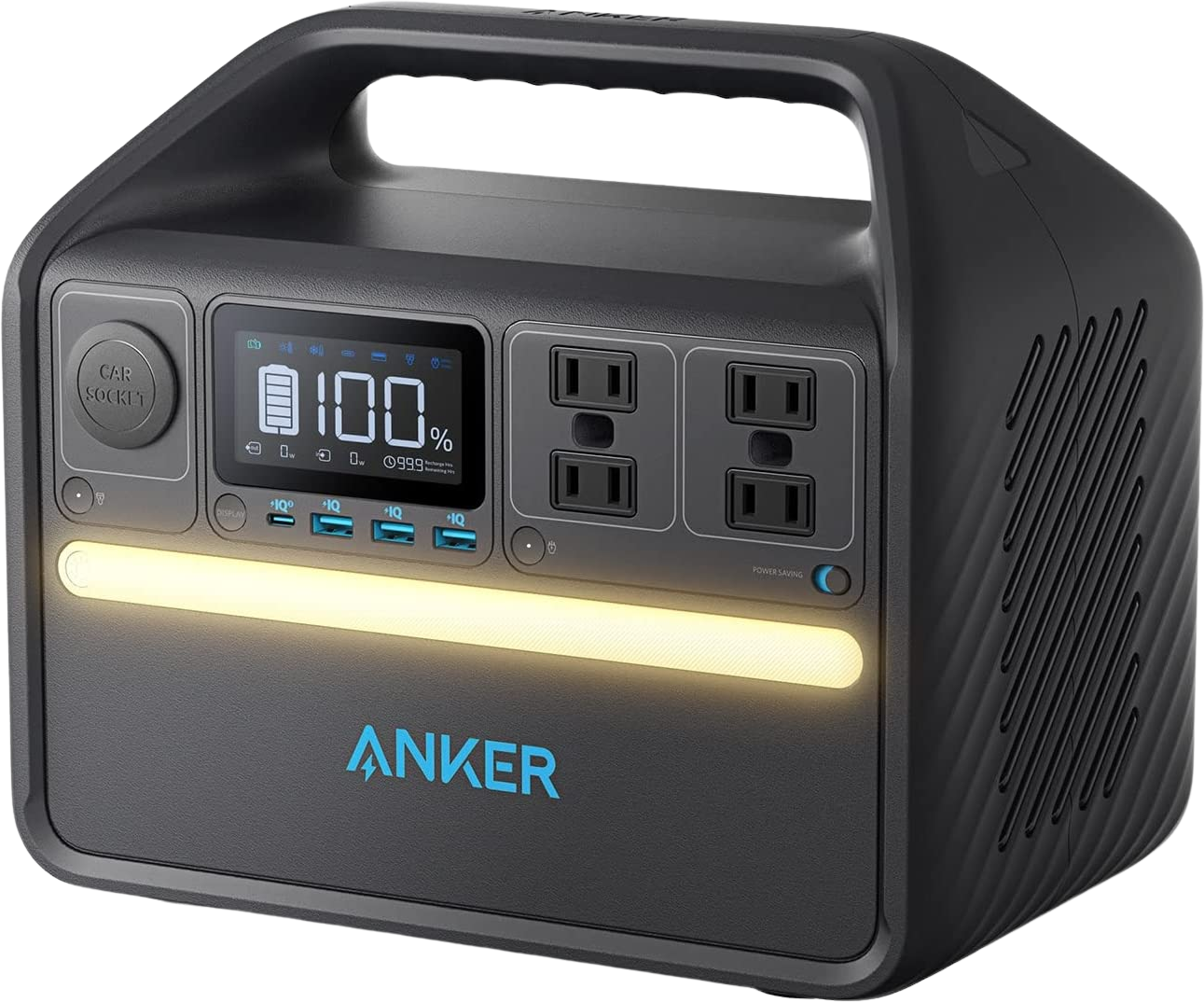 Anker 535 Portable Power Station 512WH/500W - Solar Generator for Camping, RV, Emergencies & Outdoor Adventures | Compact Backup Battery for Home & Travel