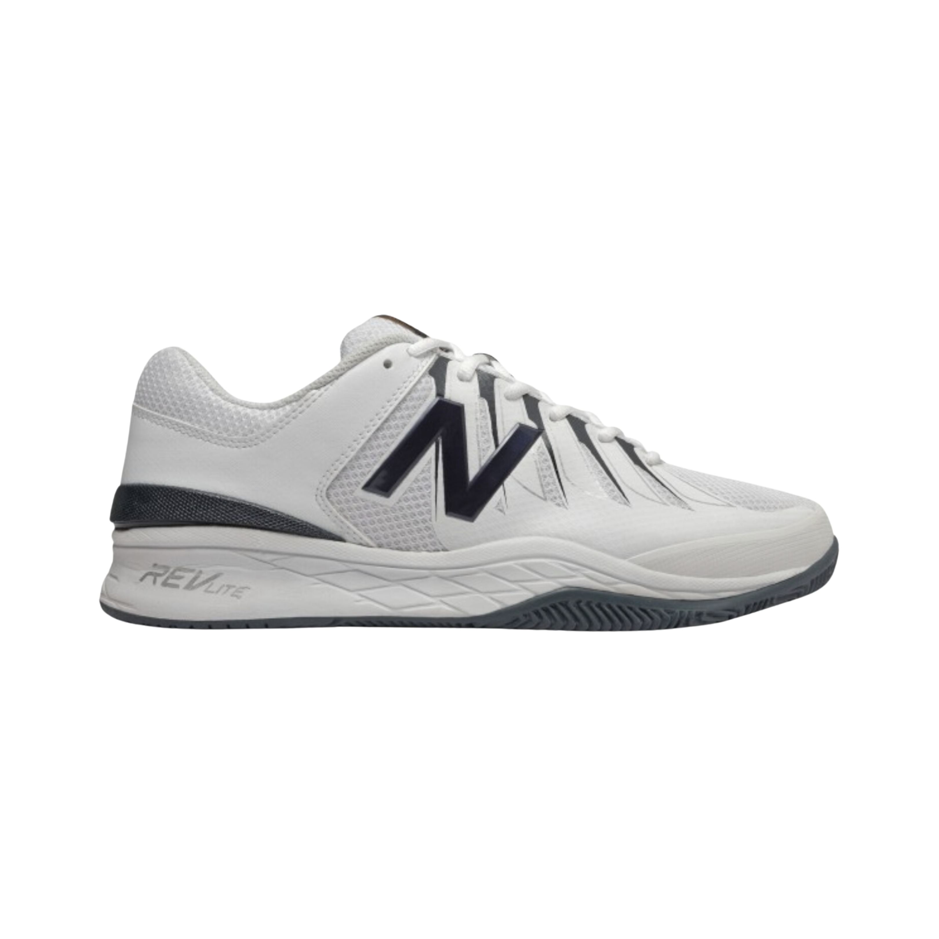 Men's Court 1006 Tennis Shoes - White with Navy Colorway (D Width) | Comfortable Athletic Sneakers for Casual Wear & Sports Activities