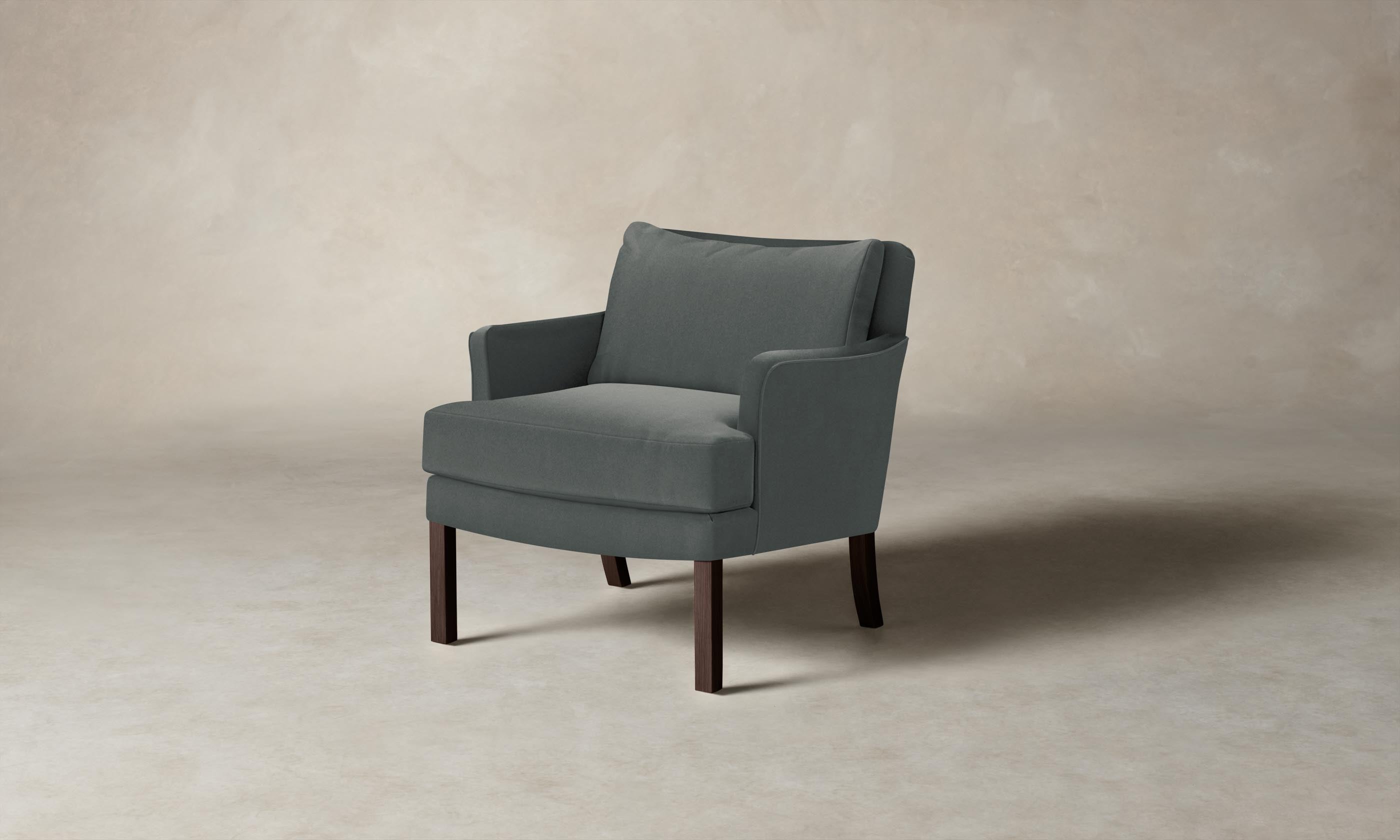 Premium Mohair Fog Kaye Chair - Luxurious & Comfortable Accent Chair for Living Room, Bedroom, or Office - Perfect for Relaxing, Reading, or Adding Elegant Style to Any Space